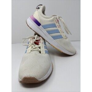 Adidas Womens Racer TR21 GZ1992 White Running Shoes Sneakers Size 8
